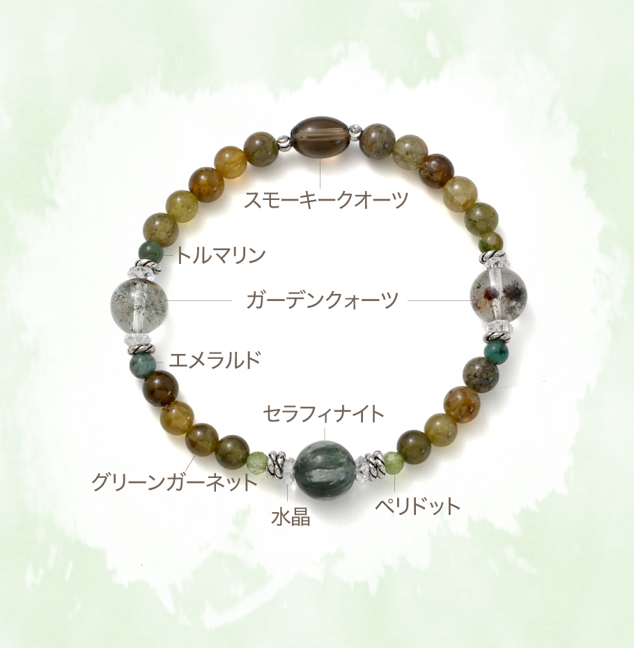 グリーンガーネット】おすすめパワーストーンアクセサリー