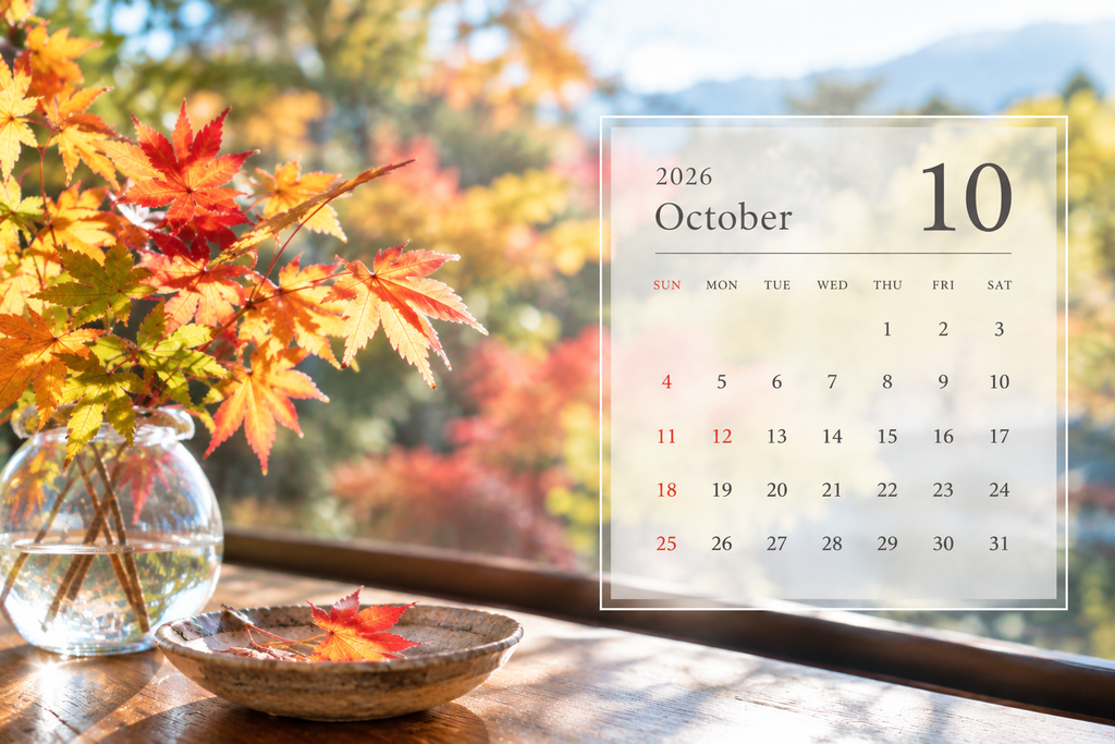 2026年　10月　開運日をお知らせします！：おすすめパワーストーン　天然石アイテム　ご紹介いたします！！